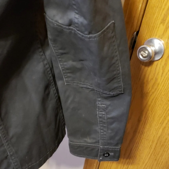 J crew washed and aged waxed cotton utility jacket - Picture 6 of 8